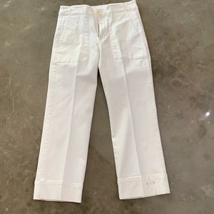 White jeans capri cut